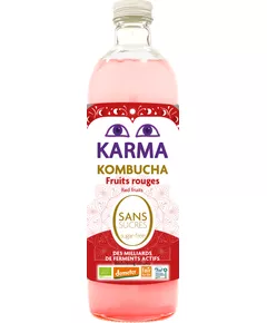 Комбуча органічна без цукру Червоні Фрукти Karma 500 мл