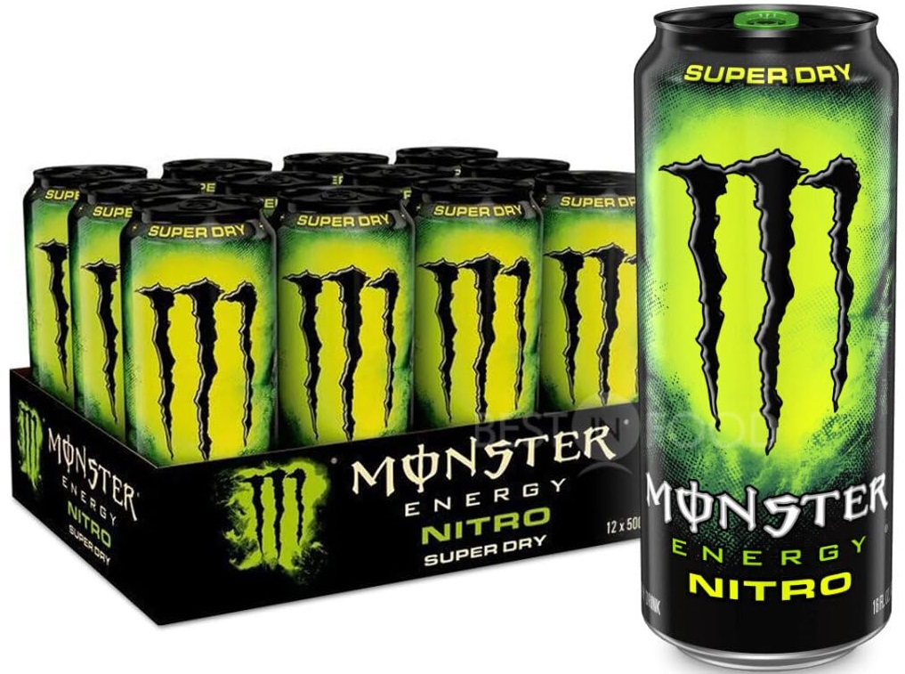 Monster Energy Напій енергетичний Nitro Superdry упаковка 12банок