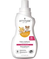 Кондиціонер для прання дитячих речей Для чутливої шкіри без запаху Attitude 1,05 л