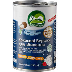 Nature's Charm Вершки кокосові для збивання 28% 400 мл