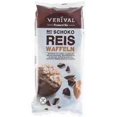 Вафлі рисові з шоколадом безглютенові органічні Verival 100 г