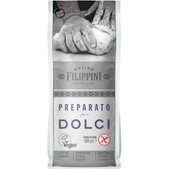 Суміш для випічки солодкої безглютенова веганська Molino Filippini 500 г