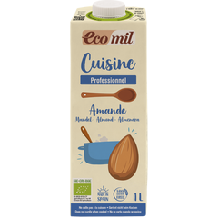 Ecomil Вершки рослинні Мигдалеві для приготування органічні 1 л