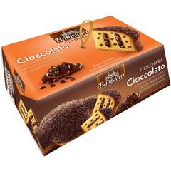 Великодня Коломба з шоколадним кремом, шоколадними дропсами та глазур'ю Battistero 750 г