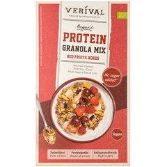 Гранола Протеїнова з фруктами, горіхами та кокосом веганська органічна Verival 300 г
