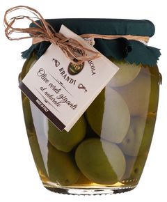 Brandi Оливки зелені Гіганті №26 з кісточкою 280 г