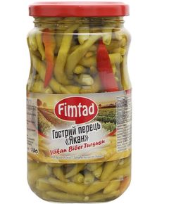 Fimtad Перець Якан гострий маринований 370 г