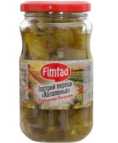 Fimtad Перець Халапеньйо гострий маринований 370 г