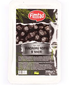 Fimtad Маслини чорні в'ялені 200 г
