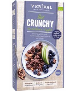 Кранчі з чорницею та яблуком веганські органічні Verival 325 г