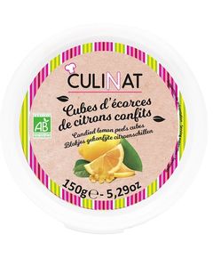 Culinat Цукати лимонні органічні 150 г