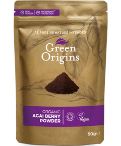 Green Origins Асаї ягоди порошок органічний 50 г