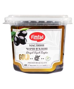 Fimtad Маслини чорні в'ялені Gold 400 г