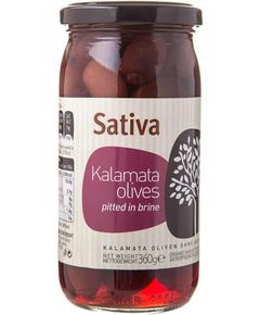 Sativa Оливки Каламата без кісточки 360 г
