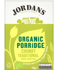 Jordans Вівсяні пластівці органічні 750 г