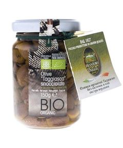 Frantoio di Sant'agata Оливки Таджаске без кісточки в оливковій олії Extra Virgin органічні 150 г