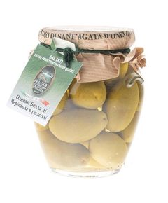Frantoio di Sant'agata Оливки зелені Белла ді Черіньйола з кісточкою в розсолі 290 г