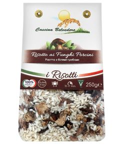 Cascina Belvedere Різотто з білими грибами без глютену 250 г