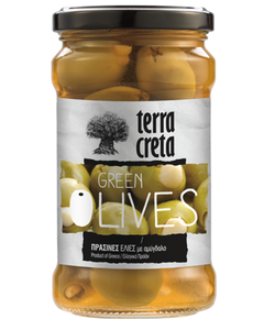 Terra Creta Оливки зелені з мигдалем 315 мл