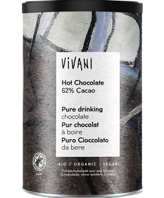 Vivani Гарячий шоколад 62% какао веганський органічний 280 г