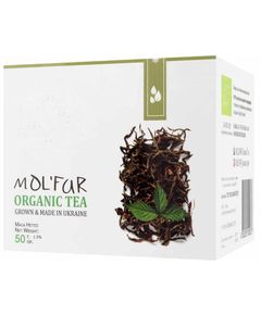 MOL'FAR Чай кипрійний чорний з листям малини органічний 50 г