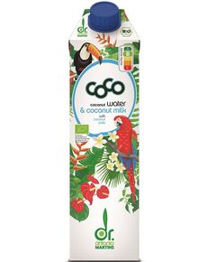 Dr. Antonio Martins Вода кокосова з кокосовим молоком органічна 1 л