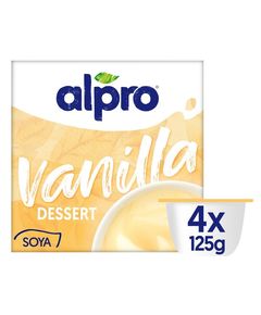 Alpro Десерт соєвий ванільний упаковка 4шт*125 г