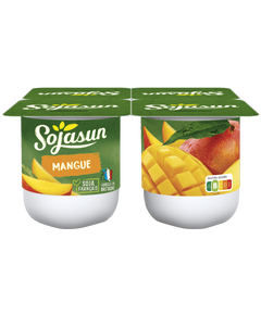 Sojasun Веган йогурт з ферментованої сої Манго 4шт*100 г