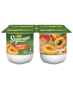 Sojasun Веган йогурт з ферментованої сої Абрикос-Гуава 4шт*100 г