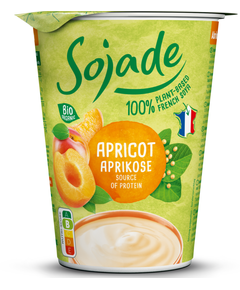Йогурт веганський з ферментованої сої Абрикос органічний Sojade 400 г