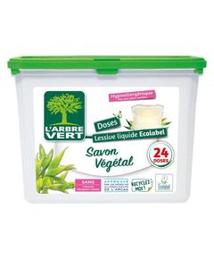 L'Arbre Vert Капсули для прання універсальні Рослинне Мило 22шт