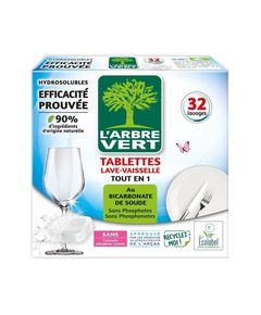 L'Arbre Vert Еко-таблетки для посудомийної машини 32шт