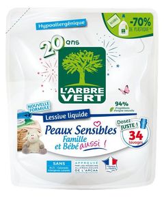 L'arbre Vert Гель для прання Чутлива Шкіра Запаска 1,5 л