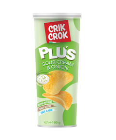 Crik Crok Чіпси картопляні Сметана-Цибуля 100 г