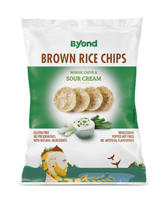 B.Yond Чіпси з бурого рису Сметана-Норвезька Цибуля 60 г