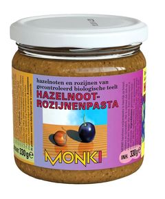 Monki Паста з фундука з родзинками органічна 330 г