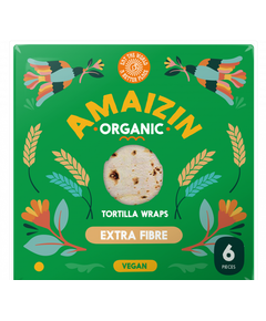 Amaizin Тортильї пшеничні з висівками органічні 240 г