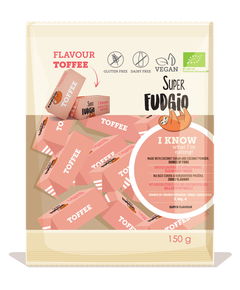 Super Fudgio Цукерки карамельні Тофі веганські органічні 150 г