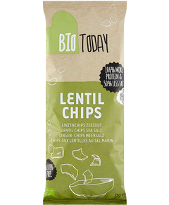 Bio Today Чіпси сочевичні Морська Сіль безглютенові органічні 75 г