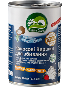 Nature's Charm Вершки кокосові для збивання 28% 400 мл