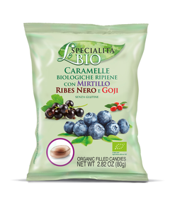 Le Specialitа Bio Льодяники Чорниця-Чорна Смородина-Годжі безглютенові органічні 80 г