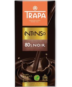 Trapa Шоколад чорний 80% Какао веганський 175 г