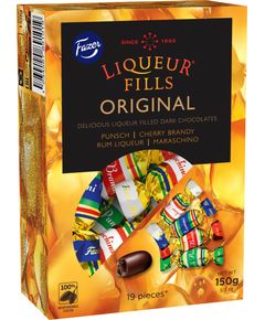 Fazer Liqueur Fills Цукерки шоколадні з лікером 150 г