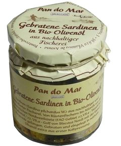 Pan do Mar Сардина смажена в оливковій олії Extra Virgin органічній 220 г