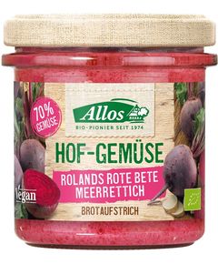 Allos Паста для бутербродів Буряк-Хрін веганська органічна 135 г