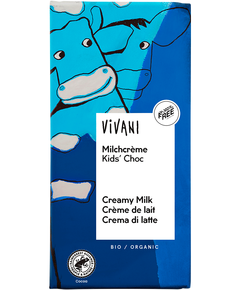 Vivani Шоколад молочний з молочним кремом Kids органічний 100 г