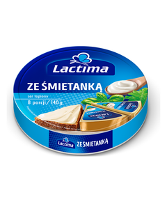 Lactima Сир плавлений порційний Сметанковий 8 порцій 140 г
