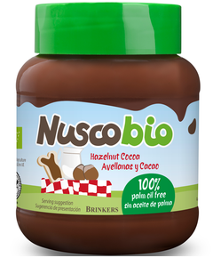 Nuscobio Паста шоколадна з лісовими горіхами органічна 400 г