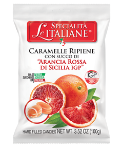 Le Specialitа Italiane Льодяники карамельні Червоний Апельсин Сицилійський IGP 100 г