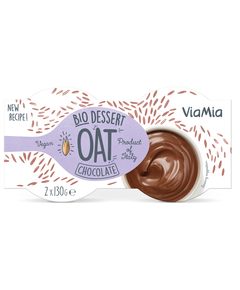 Десерт вівсяний Шоколад органічний Via Mia 2шт*130 г